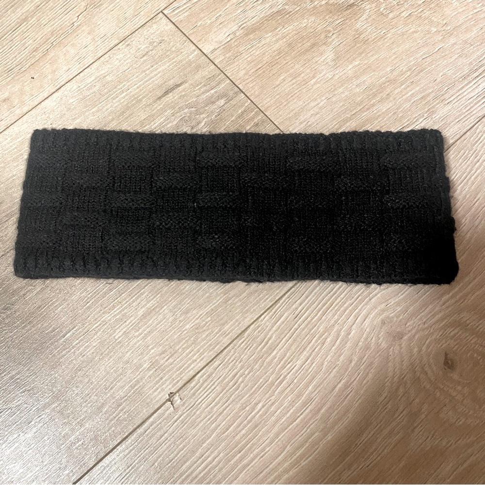 Sonoma Black Knit Stretchy Winter Headband